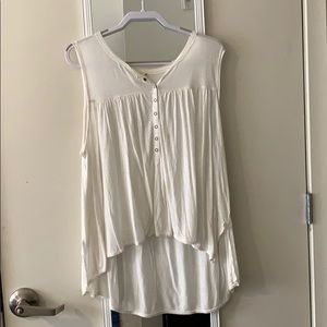 white free people tank top